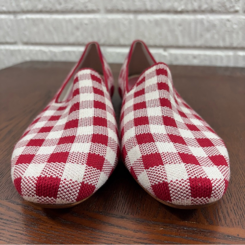 Rothy’s x Marta Ferri Red Checkered Gingham Loafers 11.5 - Picture 5 of 9